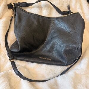 Michael Kors Black Leather Shoulder Bag